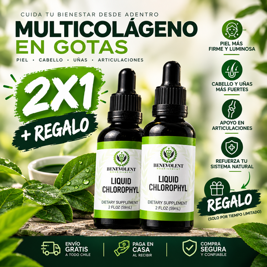 CLOROFILA BENEVOLENT® 60ml | 2x1 OFERTA LIMITADA
