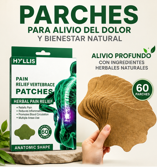Parches Herbales para Alivio Muscular (60 x 1)