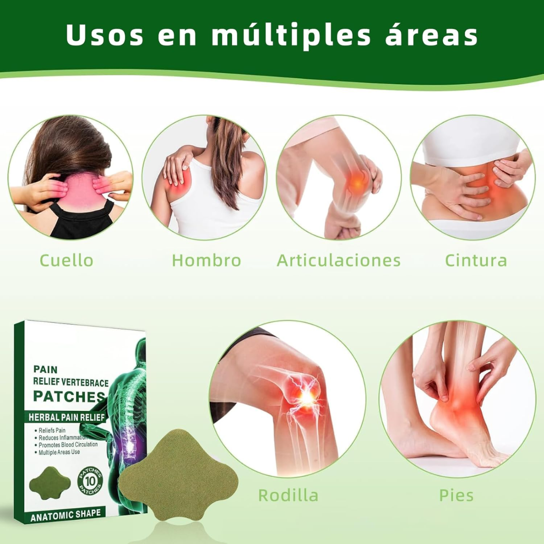 Parches Herbales para Alivio Muscular